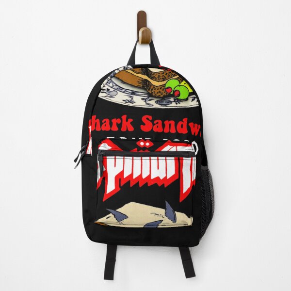 Item preview, Funny Satire Cartoon Shark Fin Sandwich Illustration designed and sold by BodoFunke.