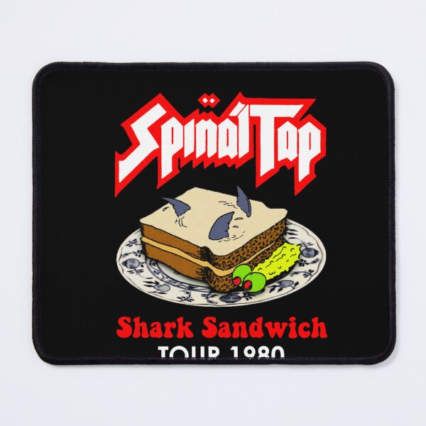 Item preview, Funny Satire Cartoon Shark Fin Sandwich Illustration designed and sold by BodoFunke.