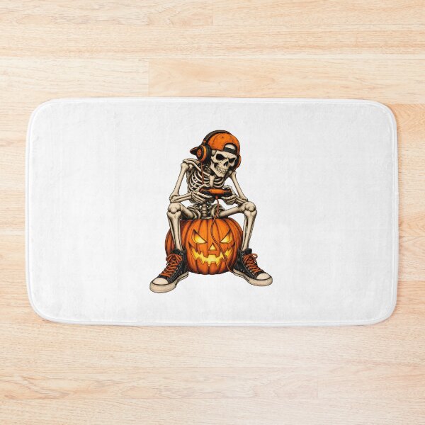 Item preview, Skeleton Gamer Pumpkin Halloween designed and sold by OlyvieArt.