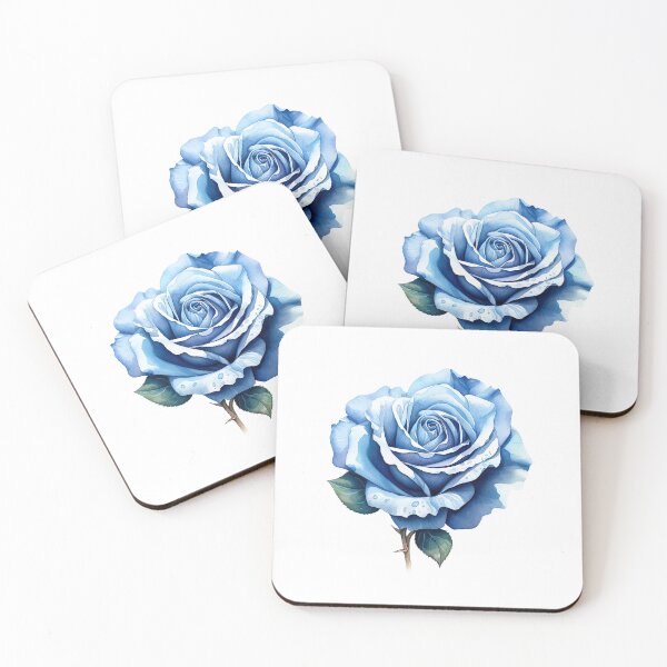 Item preview, Blue Rose | Elegant Floral Aesthetic Art designed and sold by Mandayartstudio.