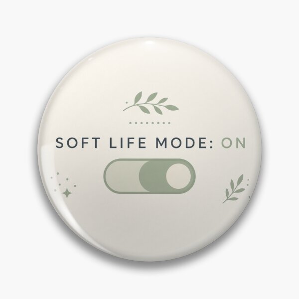 Item preview, Soft Life Mode On Toggle Minimal Tee designed and sold by GSideArtStore.