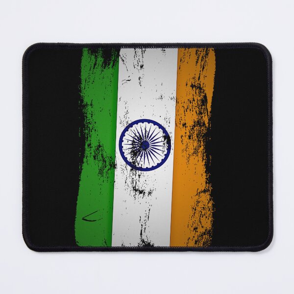 Item preview, India Flag Distressed Paint Brush Stroke Indian Pride Tiranga designed and sold by Danny-Arts1.