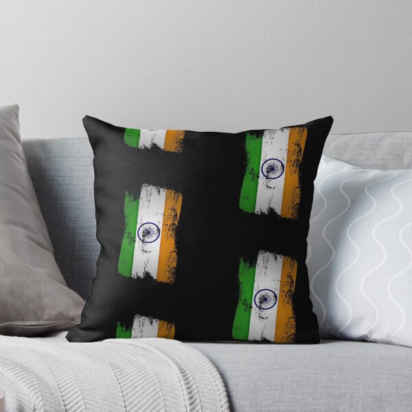 Item preview, India Flag Distressed Paint Brush Stroke Indian Pride Tiranga designed and sold by Danny-Arts1.