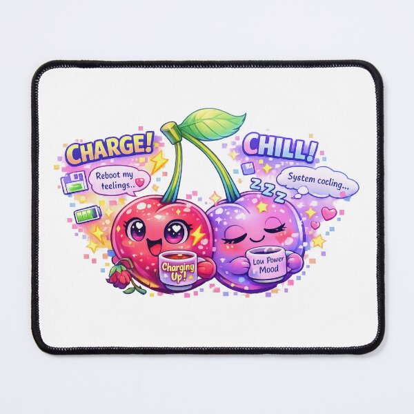 Item preview, Charging Up & Low Power Mood  Duo Cherry designed and sold by Sommium .