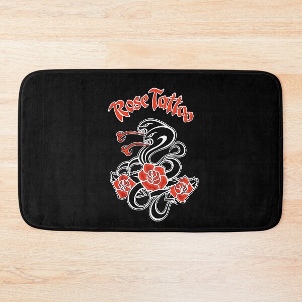 Item preview, Traditional Tattoo Flash Snake and Red Roses Art designed and sold by BodoFunke.