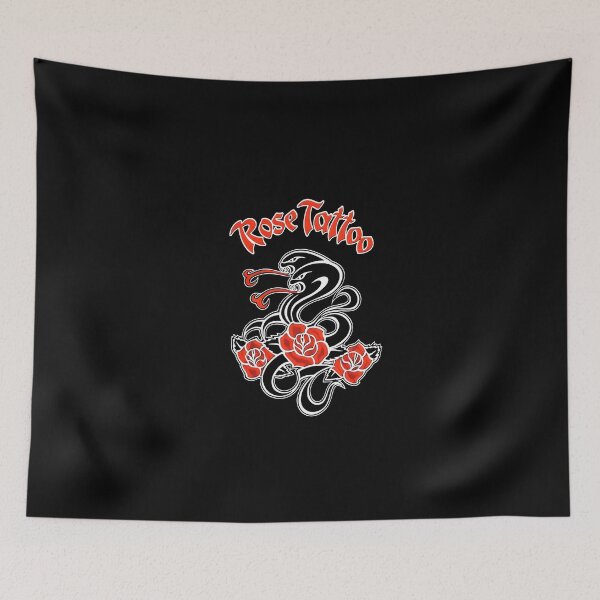 Item preview, Traditional Tattoo Flash Snake and Red Roses Art designed and sold by BodoFunke.