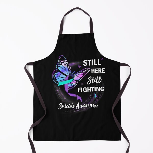Item preview, Suicide Awareness Butterfly Purple Ribbon Fighter designed and sold by BodoFunke.