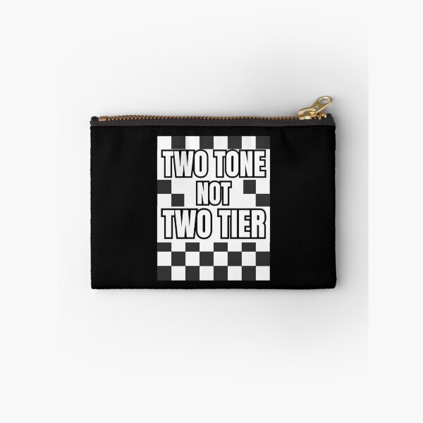 Item preview, Two Tone Not Two Tier – British Ska Checkerboard Design designed and sold by BigfeetLittlepaws.