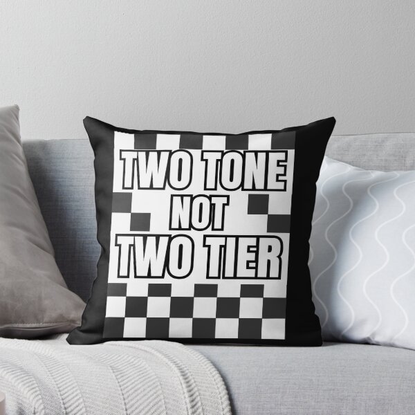 Item preview, Two Tone Not Two Tier – British Ska Checkerboard Design designed and sold by BigfeetLittlepaws.