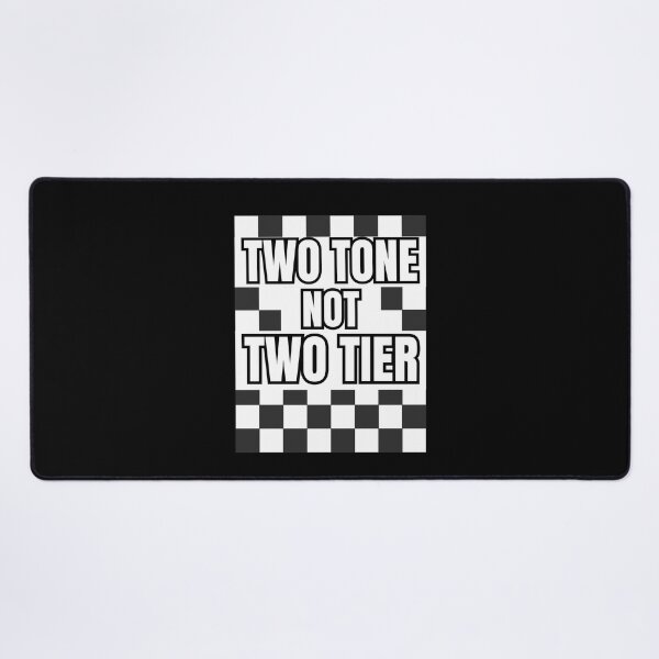 Item preview, Two Tone Not Two Tier – British Ska Checkerboard Design designed and sold by BigfeetLittlepaws.