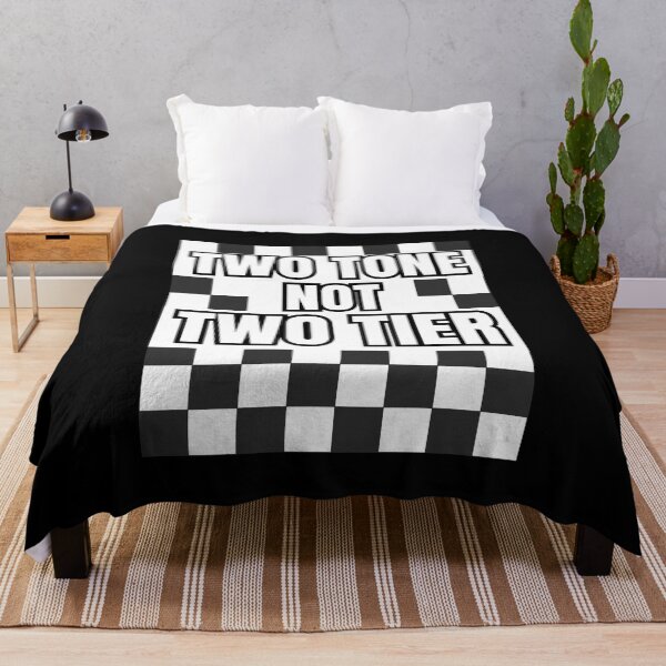 Item preview, Two Tone Not Two Tier – British Ska Checkerboard Design designed and sold by BigfeetLittlepaws.