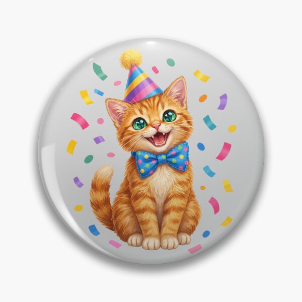 Item preview, Festive Orange Cat with Party Hat and Bow Tie designed and sold by hattie's.