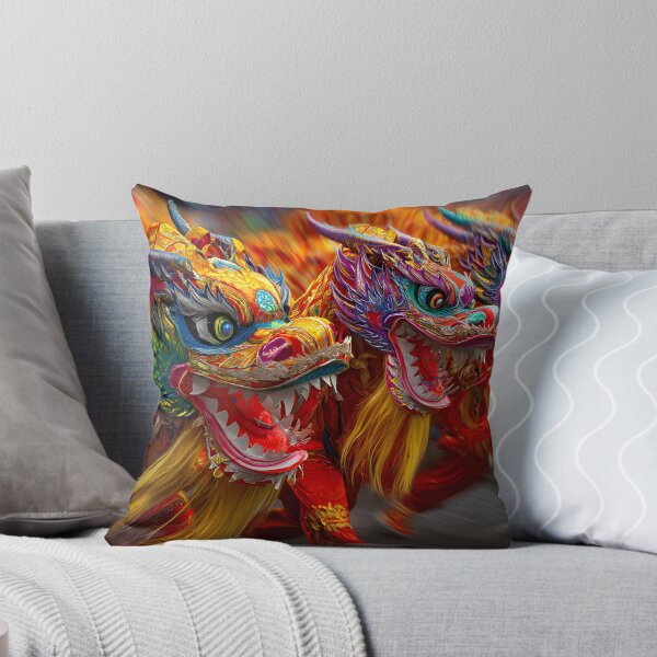 Item preview, Vibrant Dragon Dance Celebration in Full Motion designed and sold by Artessie.