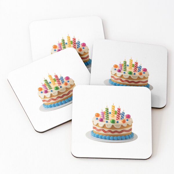 Item preview, Bright & Festive Birthday Cake designed and sold by deisgnsbyshane.