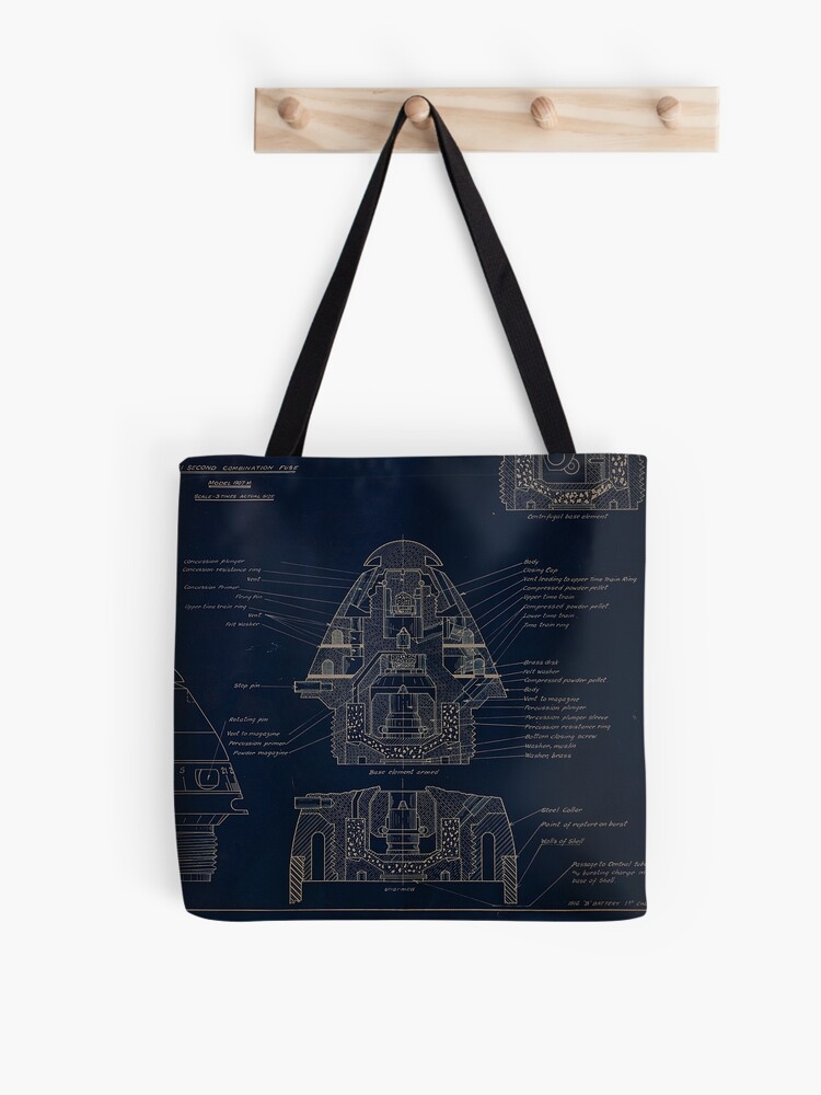 Thumbnail 1 of 2, Tote Bag, 21 Second Combination Fuse Model 1907 designed and sold by Photoart4U.