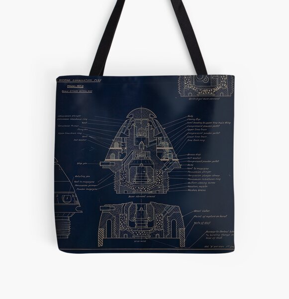 21 Second Combination Fuse Model 1907 All Over Print Tote Bag