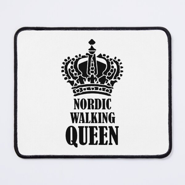 Item preview, Nordic Walking Queen - Funny Nordic Walking Poles T-Shirt – Perfect Gift for Hikers and Outdoor Fitness Lovers designed and sold by PERIferyART.