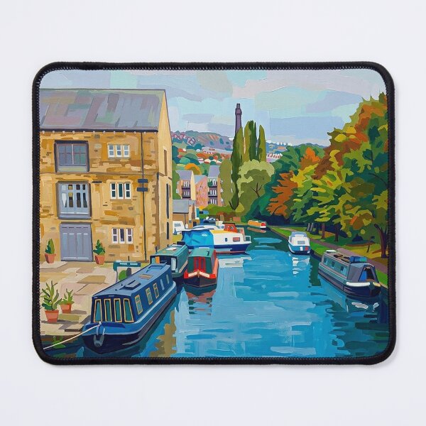 Item preview, Sowerby Bridge Canal Basin designed and sold by ArtworkNorth.