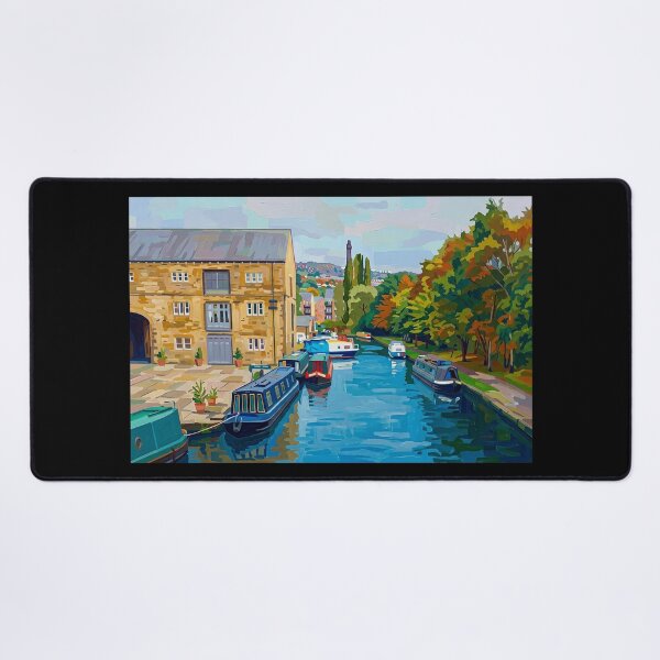 Item preview, Sowerby Bridge Canal Basin designed and sold by ArtworkNorth.
