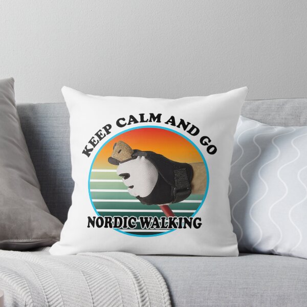 Item preview, Keep Calm and Go Nordic Walking - Funny Nordic Walking Poles T-Shirt – Perfect Gift for Hikers and Outdoor Fitness Lovers designed and sold by PERIferyART.