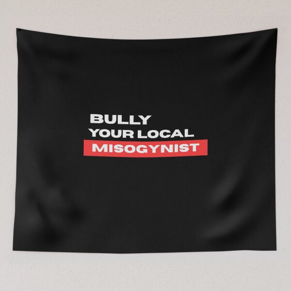 Item preview, Bully your local misgynost - feminist bumper designed and sold by CapriCreatives.