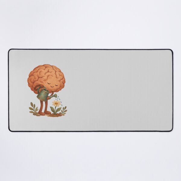 Item preview, Watering Can Brain Gardening with Wildflower designed and sold by hattie's.