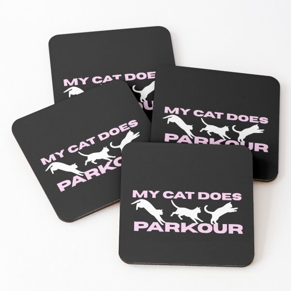 Item preview, My Cat Does Parkour – Funny Acrobatic Cat Design designed and sold by BigfeetLittlepaws.