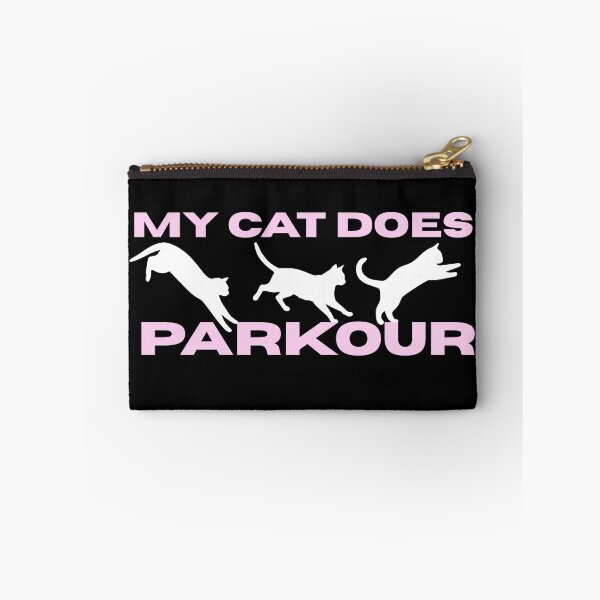 Item preview, My Cat Does Parkour – Funny Acrobatic Cat Design designed and sold by BigfeetLittlepaws.