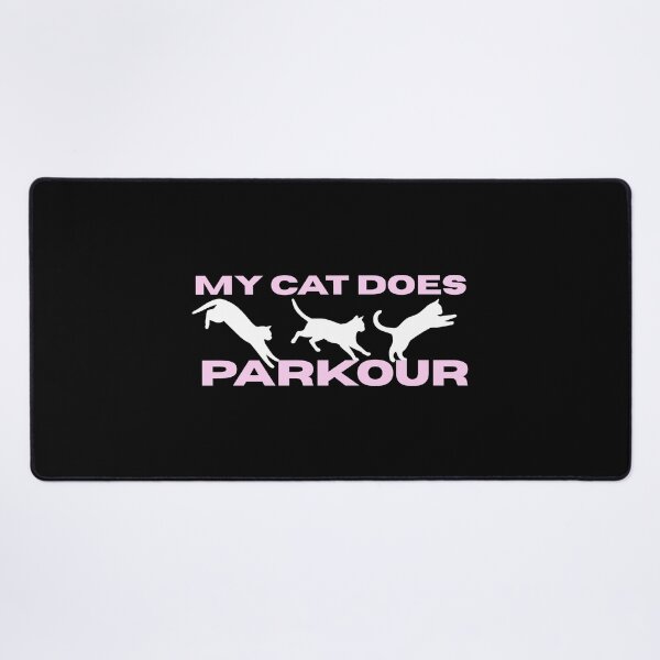 Item preview, My Cat Does Parkour – Funny Acrobatic Cat Design designed and sold by BigfeetLittlepaws.