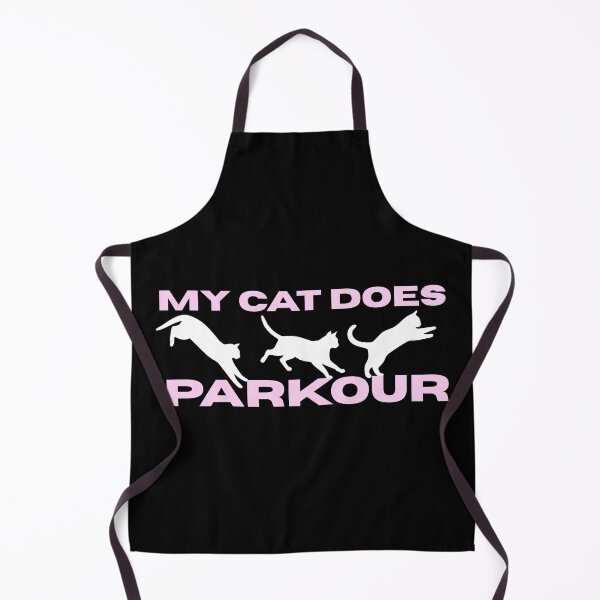 Item preview, My Cat Does Parkour – Funny Acrobatic Cat Design designed and sold by BigfeetLittlepaws.