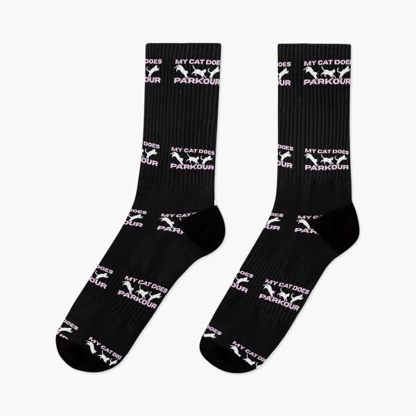 Item preview, My Cat Does Parkour – Funny Acrobatic Cat Design designed and sold by BigfeetLittlepaws.