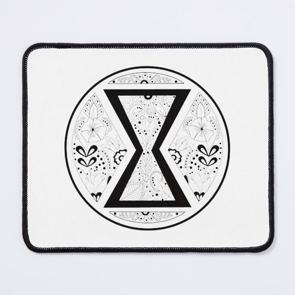 Item preview, Elegant Black Widow Spider Mandala Design in Black and White designed and sold by hichemmaache.