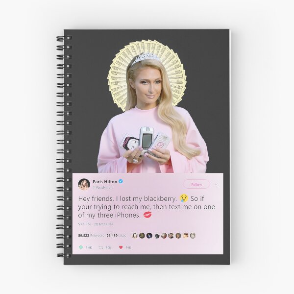Item preview, Paris Hilton Inspired Lost Blackberry iPhone Art Illustration designed and sold by tarek3431.