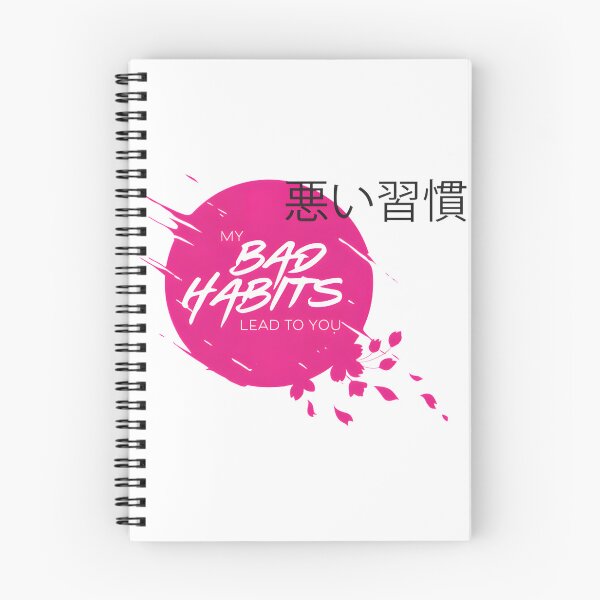 Item preview, Ed Sheeran Inspired Bad Habits Music Lyrics Design designed and sold by Lahoucine Chatiri.