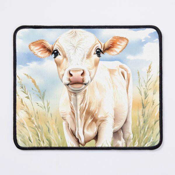 Item preview, Cute Watercolor Calf in Meadow Grass designed and sold by Hackl20.
