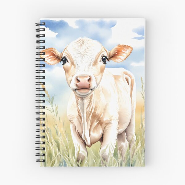 Artikelvorschau, Niedliches Aquarell Kalb im Wiesengras entworfen und verkauft von Hackl20.