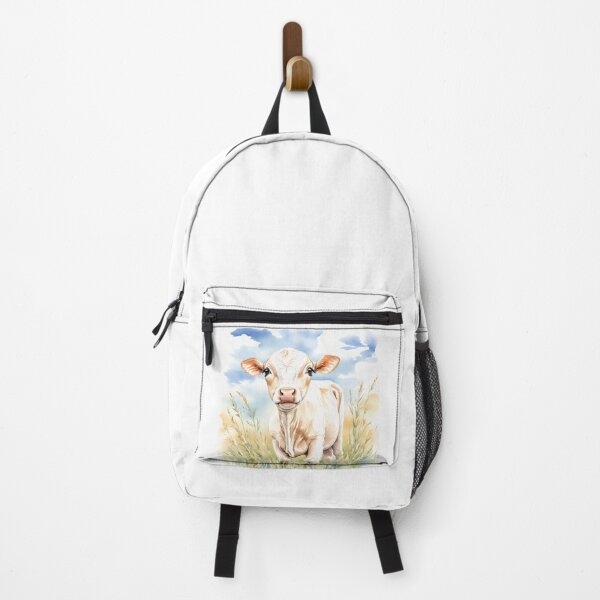 Item preview, Cute Watercolor Calf in Meadow Grass designed and sold by Hackl20.