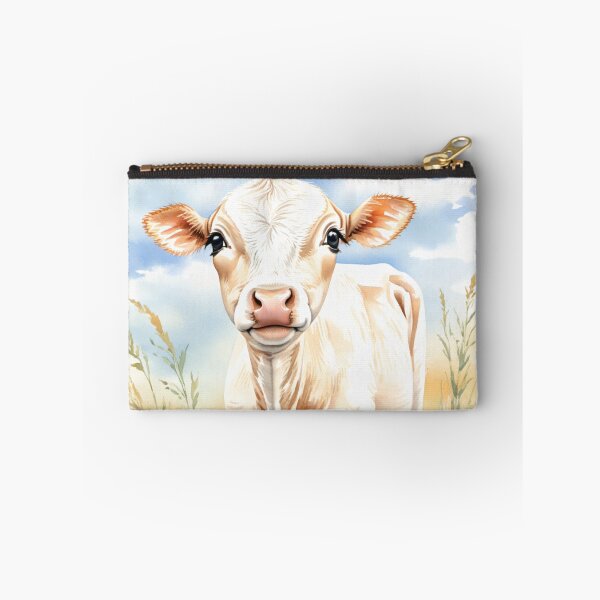 Item preview, Cute Watercolor Calf in Meadow Grass designed and sold by Hackl20.