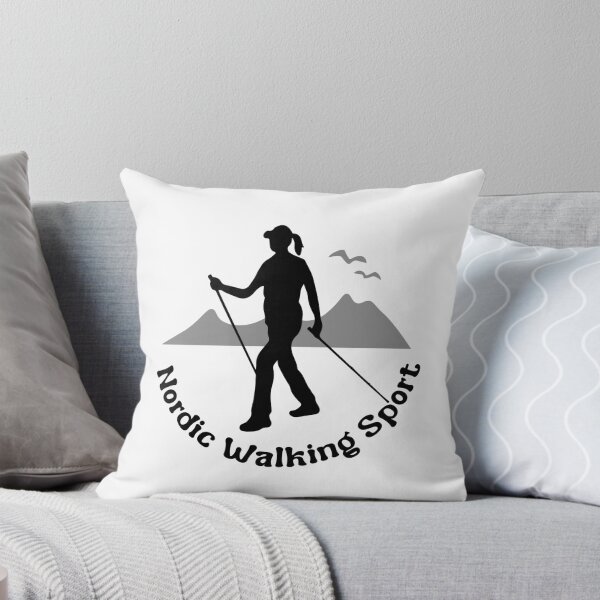 Item preview, Funny Nordic Walking Poles T-Shirt – Perfect Gift for Hikers and Outdoor Fitness Lovers designed and sold by PERIferyART.
