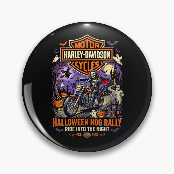 Item preview, Halloween Motorcycle Biker Rally designed and sold by woodnsheepee.