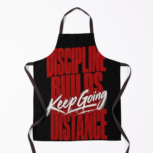 Item preview, Discipline Builds Distance Keep Going Motivational Typography Design designed and sold by @SHINTOSARTSTORE.