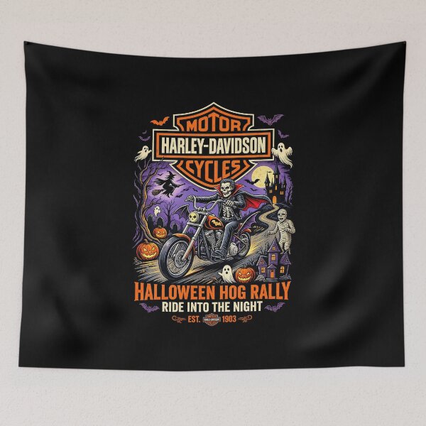 Item preview, Halloween Motorcycle Biker Rally designed and sold by woodnsheepee.