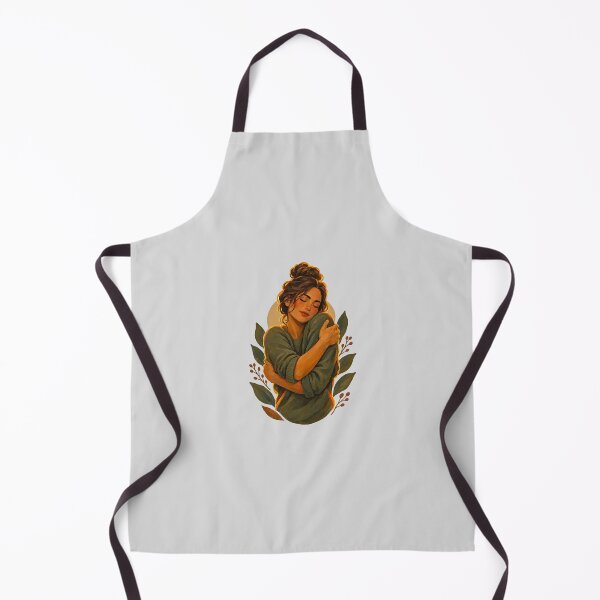 Item preview, Woman Embracing Herself with Botanical Accents designed and sold by hattie's.