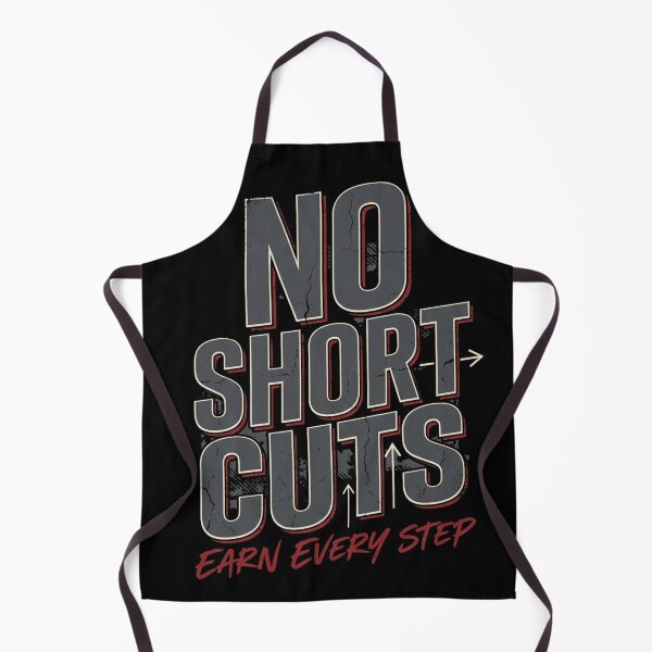Item preview, No Shortcuts Earn Every Step Gym Motivation Typography Design designed and sold by @SHINTOSARTSTORE.