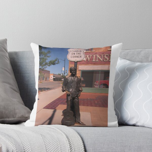 Item preview, Standing on the Corner in Winslow Arizona Scenic Vintage Travel Design designed and sold by KARIM  Moustaid.