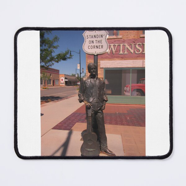 Item preview, Standing on the Corner in Winslow Arizona Scenic Vintage Travel Design designed and sold by KARIM  Moustaid.