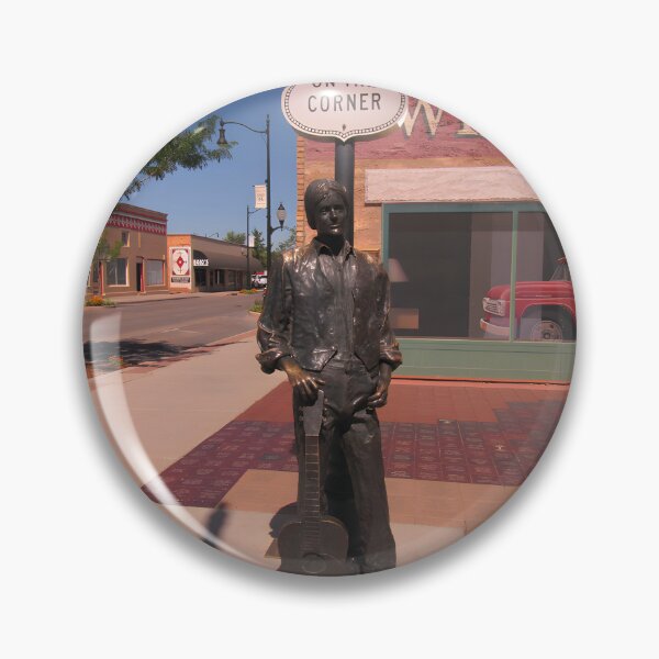 Artikelvorschau, Stehen an der Straßenecke in Winslow, Arizona – Malerisches Vintage-Reisedesign entworfen und verkauft von KARIM  Moustaid.
