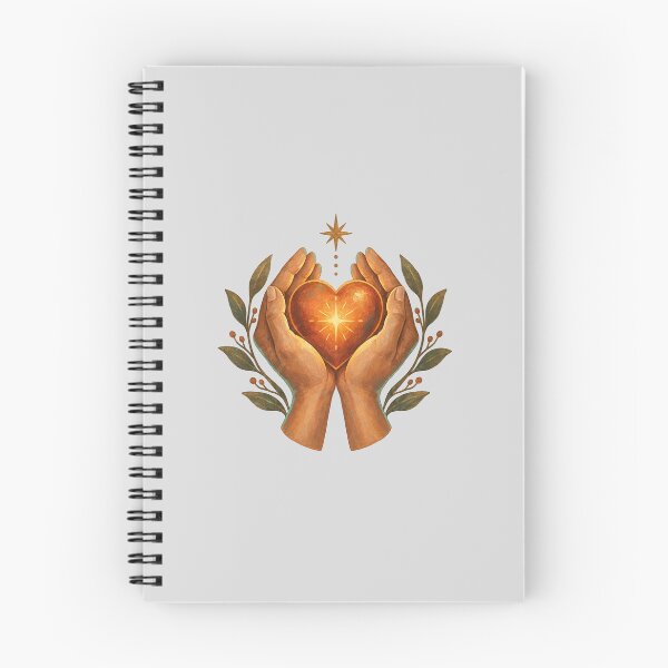 Item preview, Hands Protecting a Glowing Heart and Star designed and sold by hattie's.