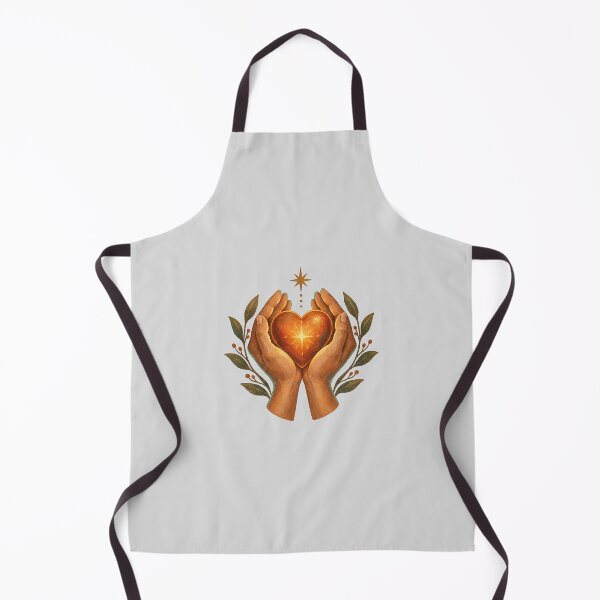 Item preview, Hands Protecting a Glowing Heart and Star designed and sold by hattie's.