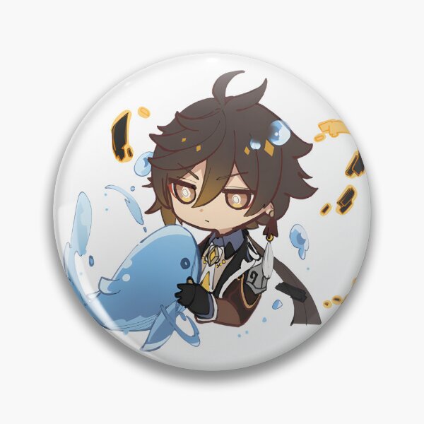 Item preview, Chibi Style Cool Zhongli Fan Art Inspired Design designed and sold by Ncgdisign.